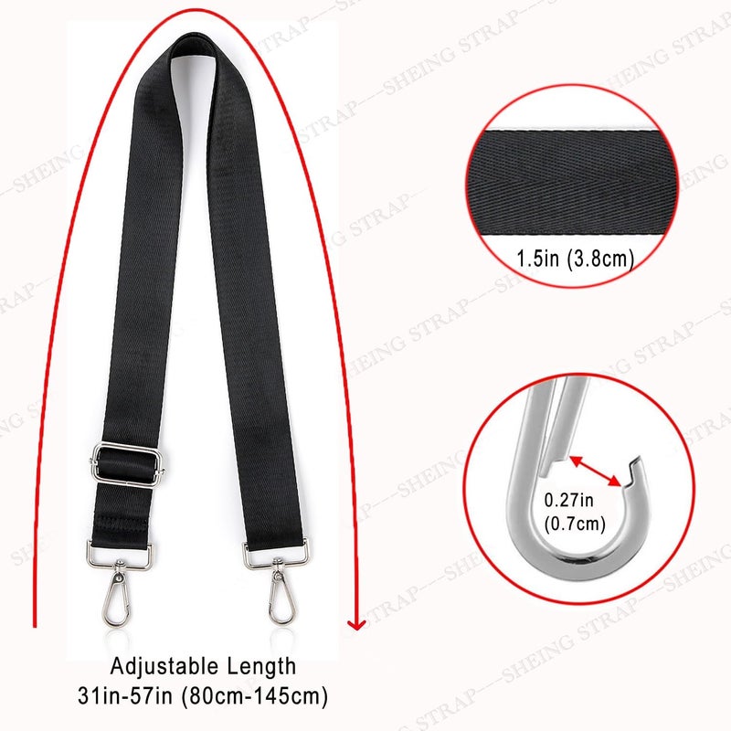 Shein Purse Strap Replacement Crossbody Handbag Shoulder Strap Adjustable - Image 5